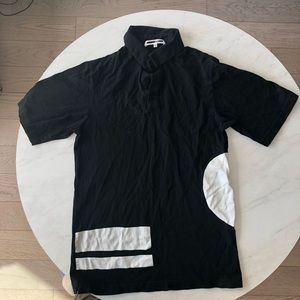Alexander McQueen Men’s Black Polo. Size L